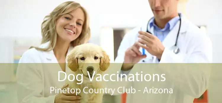 Dog Vaccinations Pinetop Country Club - Arizona