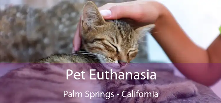 Pet Euthanasia Palm Springs - California
