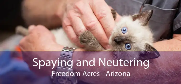 Spaying and Neutering Freedom Acres - Arizona
